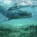  The silence of the ocean - original artwork by Vart